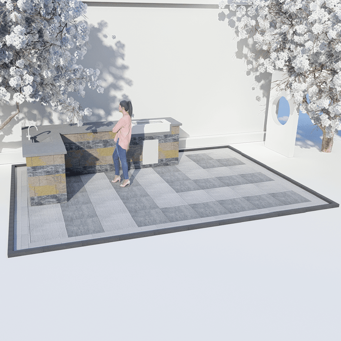 Outdoor Kitchen 4083 - 6.07 x 4.31 m